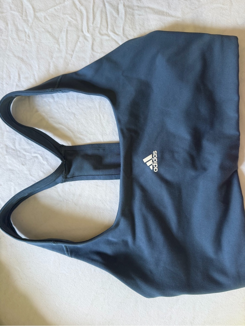 adidas Navy Blue Tote with White Logo